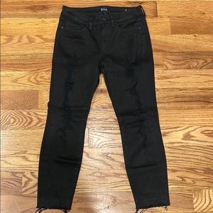 Women’s Skinny Ankle Ripped Jeans